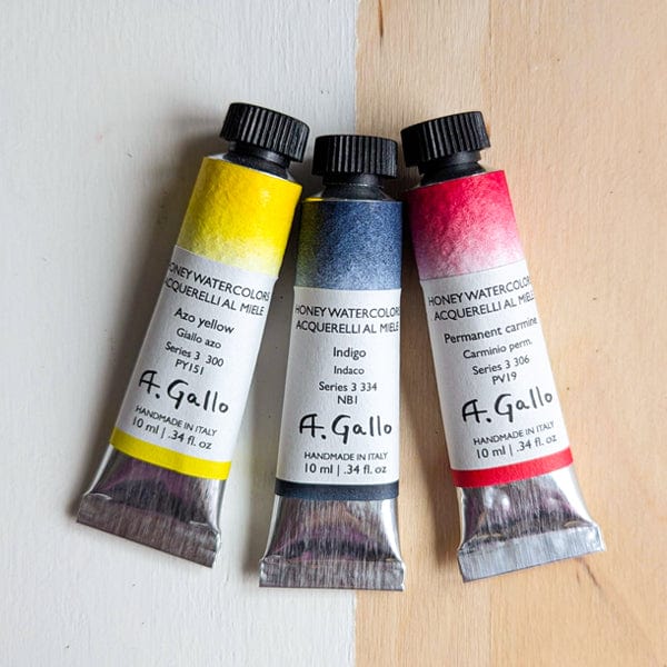 A. Gallo - Handmade Watercolours - Individual 10mL Tubes - Series 3