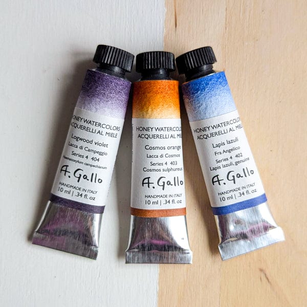 A. Gallo - Handmade Watercolours - Individual 10mL Tubes - Series 4