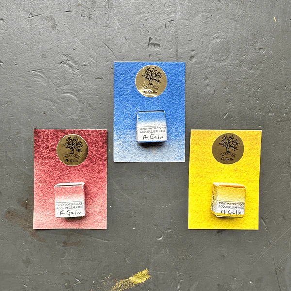 A. Gallo - Handmade Watercolours - Individual Half Pans - Series 4