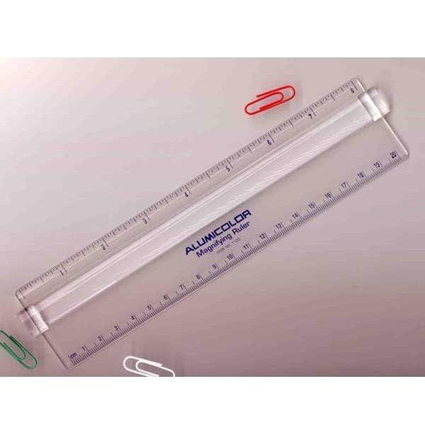 Alumicolor - Magnifying Ruler - 12"