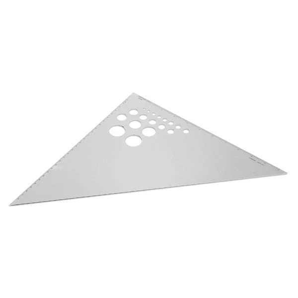 Alumicolor - Metal Triangle - 45/90 Degree - 12" Edge