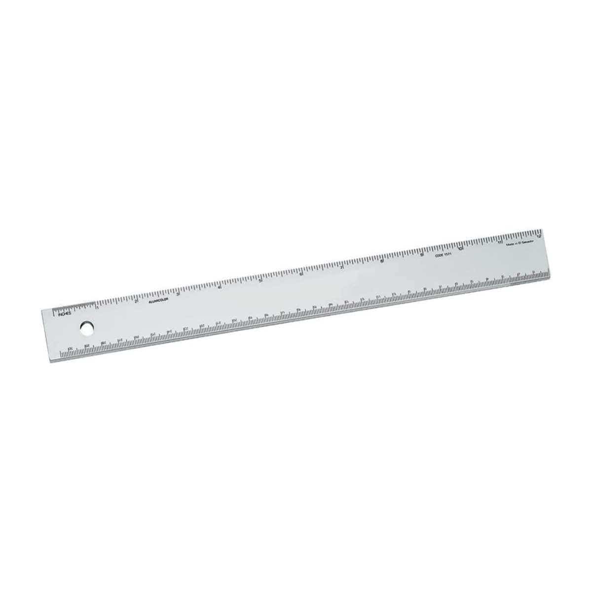 Alumicolor - Non-Slip Straight Edge - 12" Ruler
