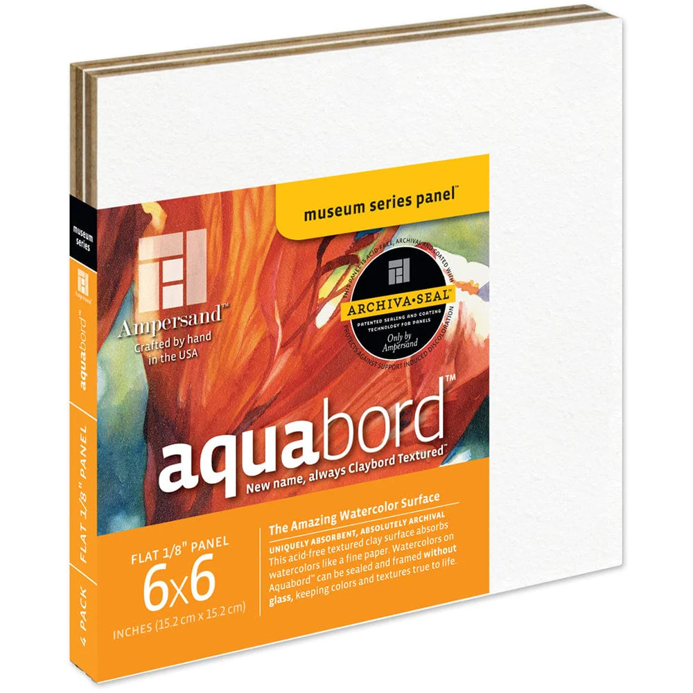 Ampersand - Aquabord - 1/8" Depth - 6x6" - 4 Pack