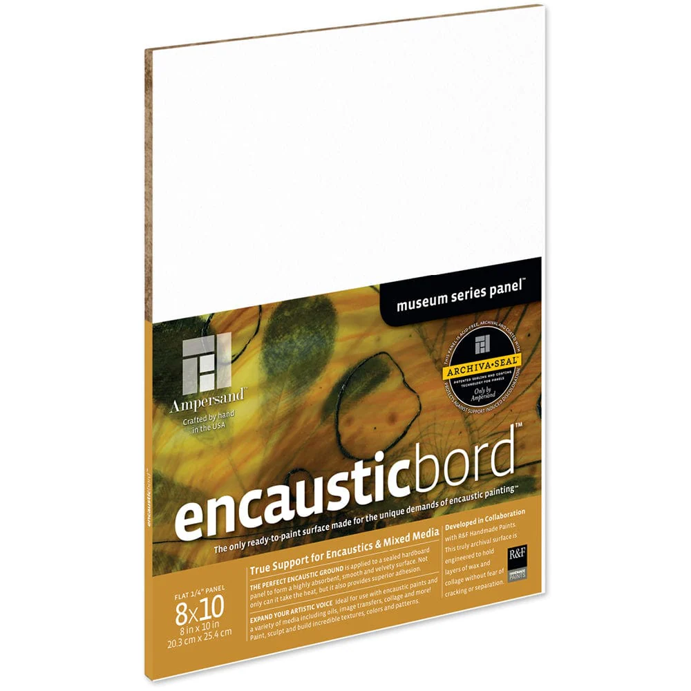 Ampersand - Encausticbord - 1/4" Depth - 8x10"