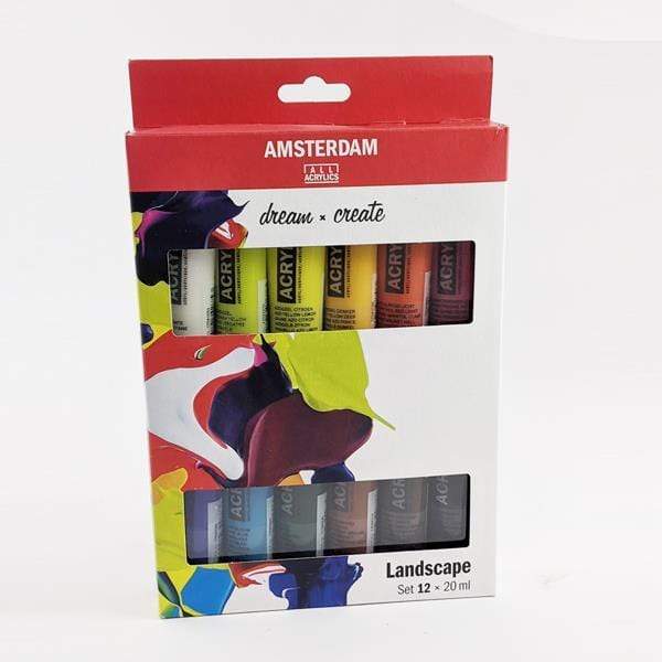 Amsterdam - Acrylic Paint Set - 12 Colours - Landscape