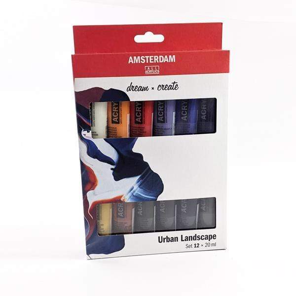 Amsterdam - Acrylic Paint Set - 12 Colours - Urban Landscape