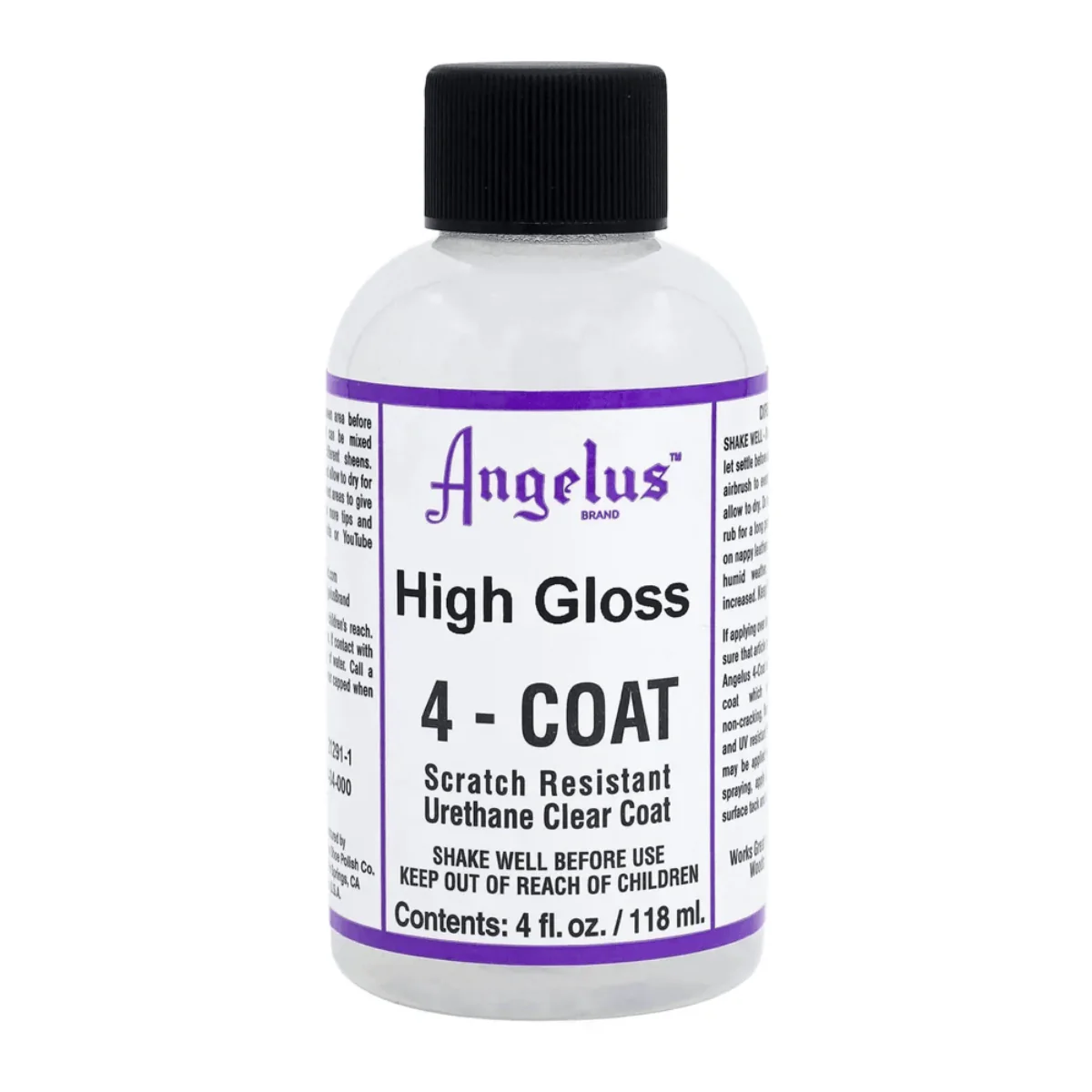 Angelus - 4-Coat - Urethane Clear Coats - 4oz Bottles - Image 4