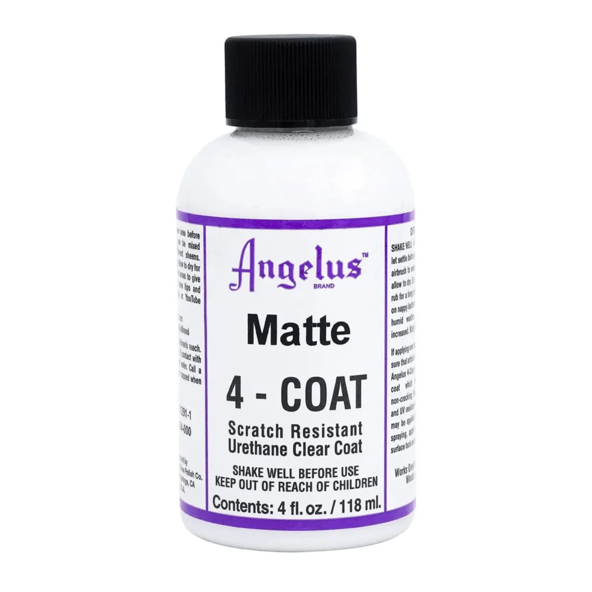 Angelus - 4-Coat - Urethane Clear Coats - 4oz Bottles - Image 5