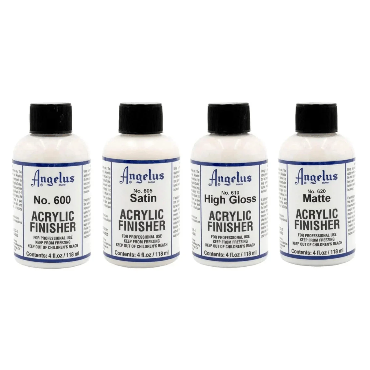 Angelus - Acrylic Finishers - 4oz Bottles