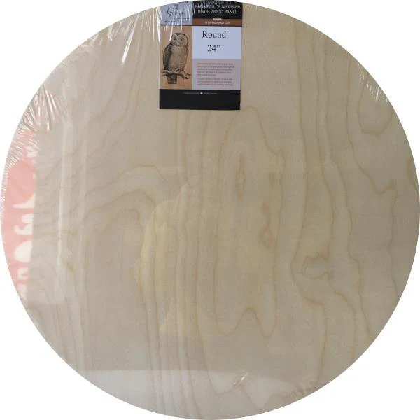 Gwartzman's Professional Wood Panel - 7/8" Regular Depth - Round - 24" Diameter