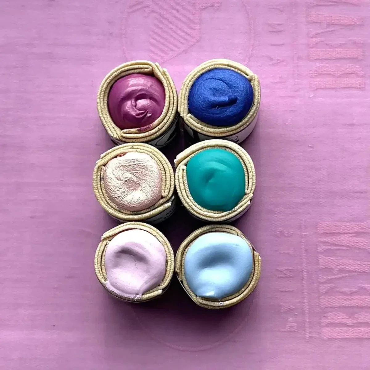 Beam - Handmade Watercolours - Cotton Candy Paintstone Bundle - Set of 6 Colours
