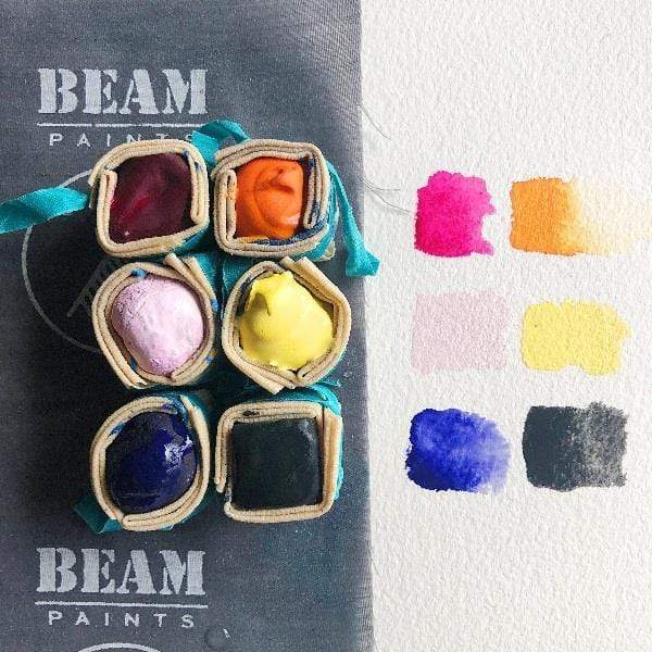 Beam - Handmade Watercolours - Hilma af Klimt Paintstone Bundle - Set of 6 Colours