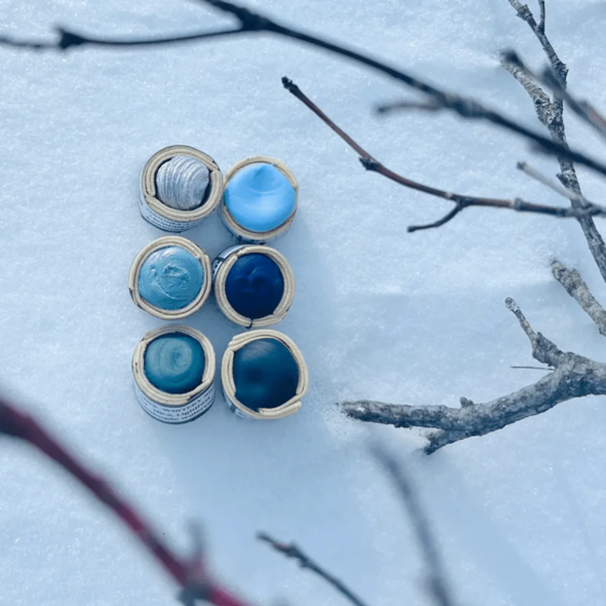 Beam - Handmade Watercolours - Mid Winter Paintstone Bundle - Set of 6 Colours