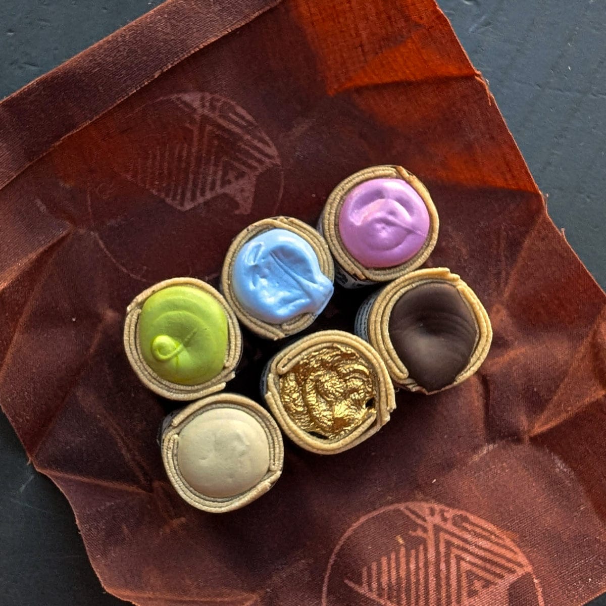 Beam - Handmade Watercolours - Spring Basket Paintstone Bundle - Set of 6 Colours
