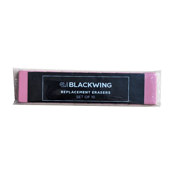 Blackwing - Replacement Erasers - Set of 10 - Pink