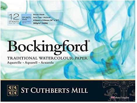 Bockingford - Watercolour Pad - Cold Press - 140lb - 16x12"