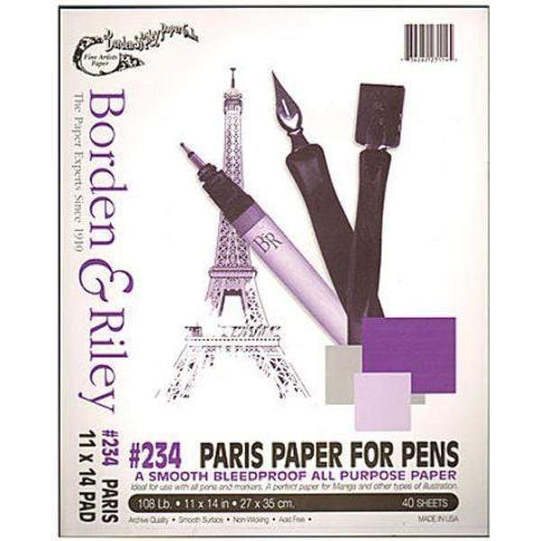 Borden & Riley - #234 Paris Paper for Pens - 11x14" Marker Pad