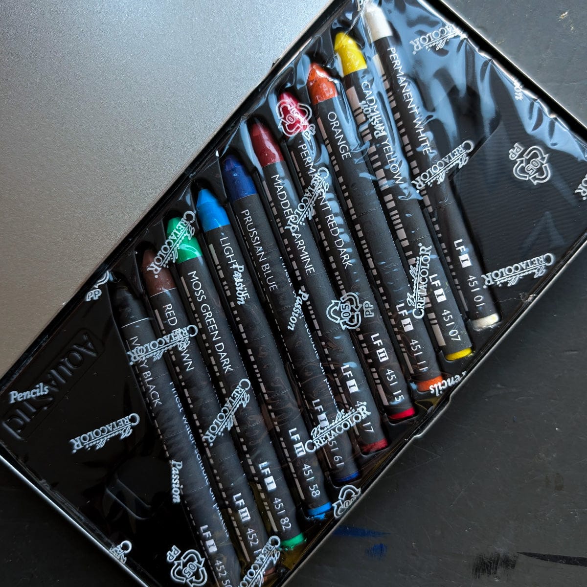 Brevillier's Cretacolor - Aqua Stic Aquarelle Oil Pastels - Set of 10 Colours - Image 2
