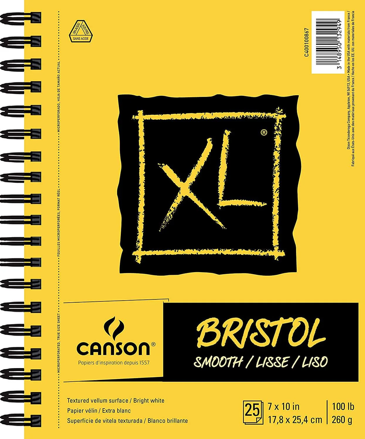 Canson - XL - Bristol Pad - Smooth - 7x10"