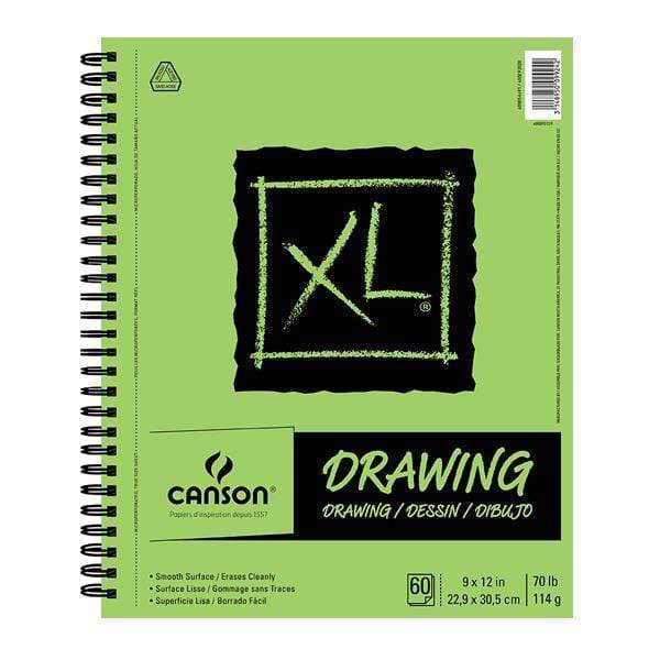 Canson - XL - Drawing Pad - 9x12" - Side Coil