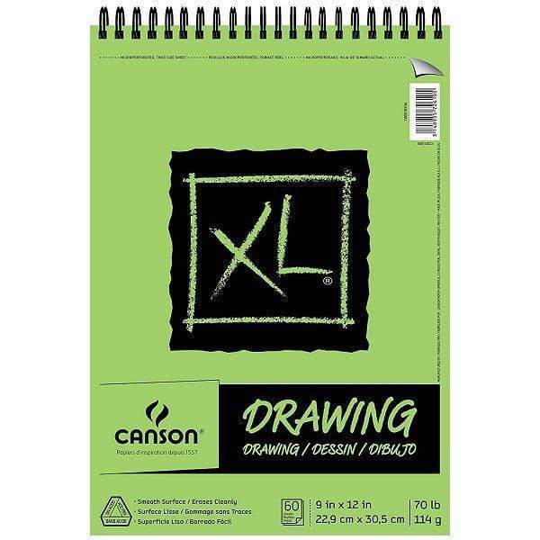 Canson - XL - Drawing Pad - 9x12" - Top Coil