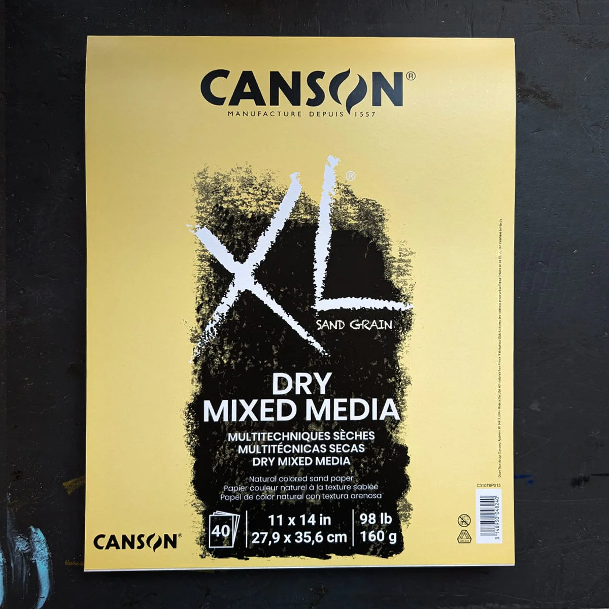 Canson  XL  Dry Mix Media - Sand Grain Paper - 11x14" Pads - Image 5