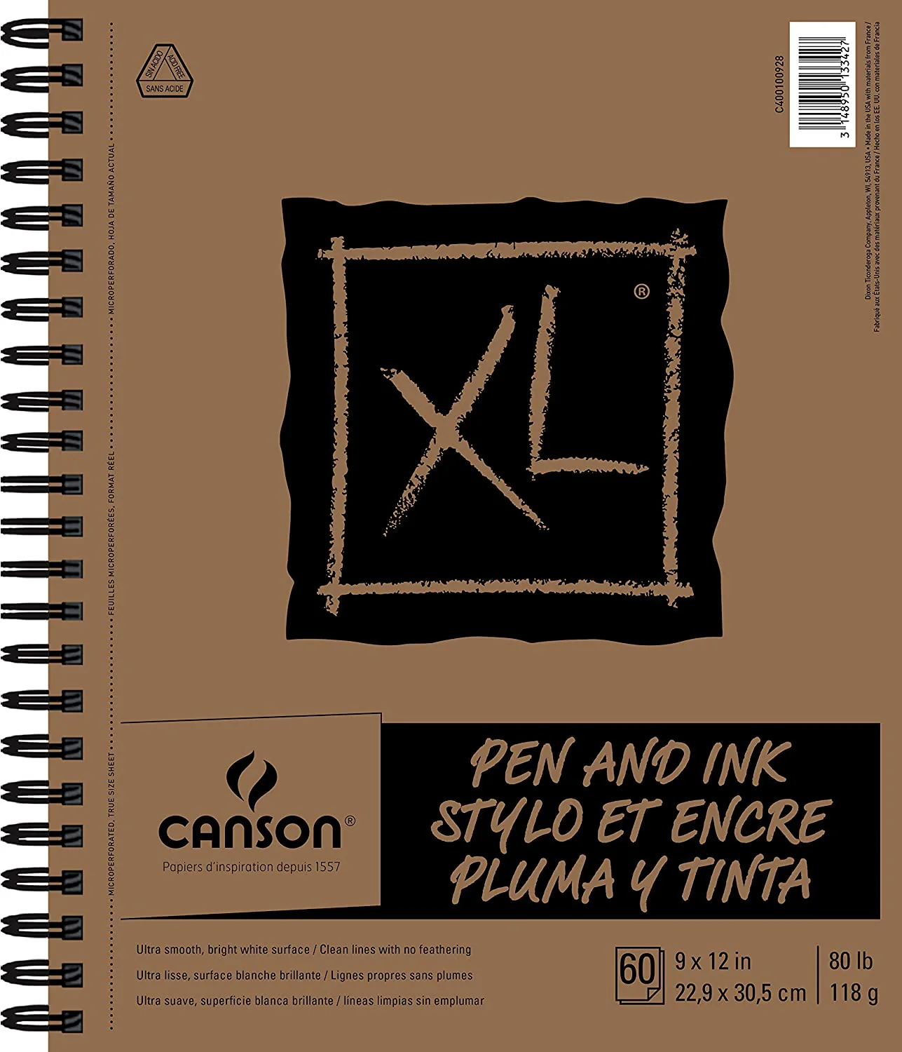 Canson - XL - Pen & Ink Pad - 9x12"
