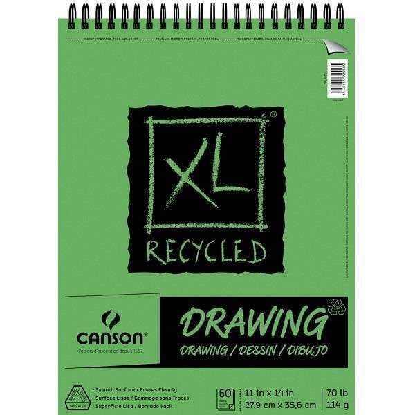 Canson - XL - Recycled Drawing Pad - 11x14"