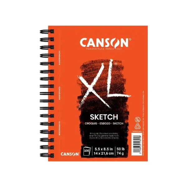 Canson - XL - Sketch Pad - Coil Bound - 5.5x8.5"