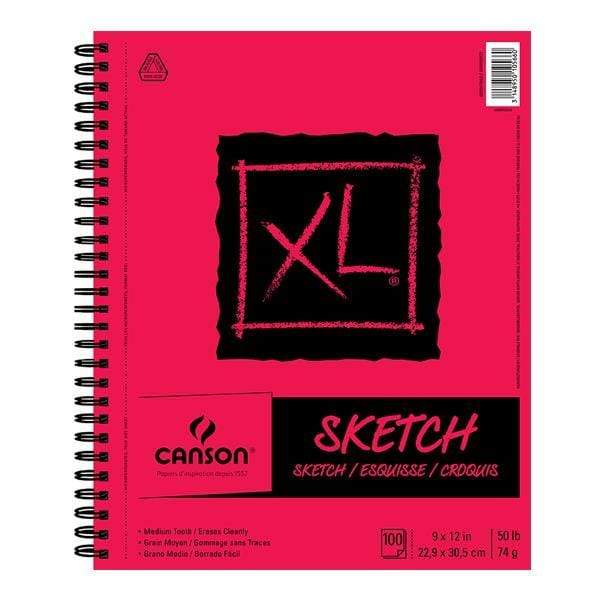 Canson - XL - Sketch Pad - Side Coil - 9x12"