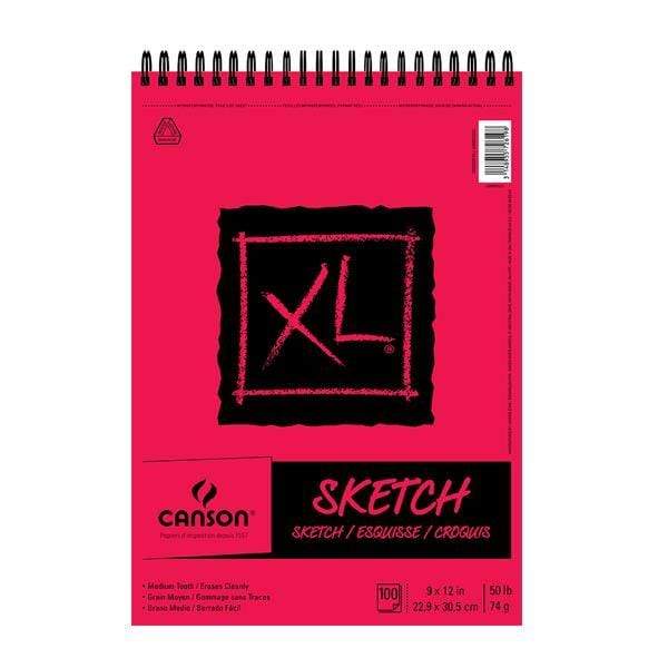 Canson - XL - Sketch Pad - Top Coil - 9x12"