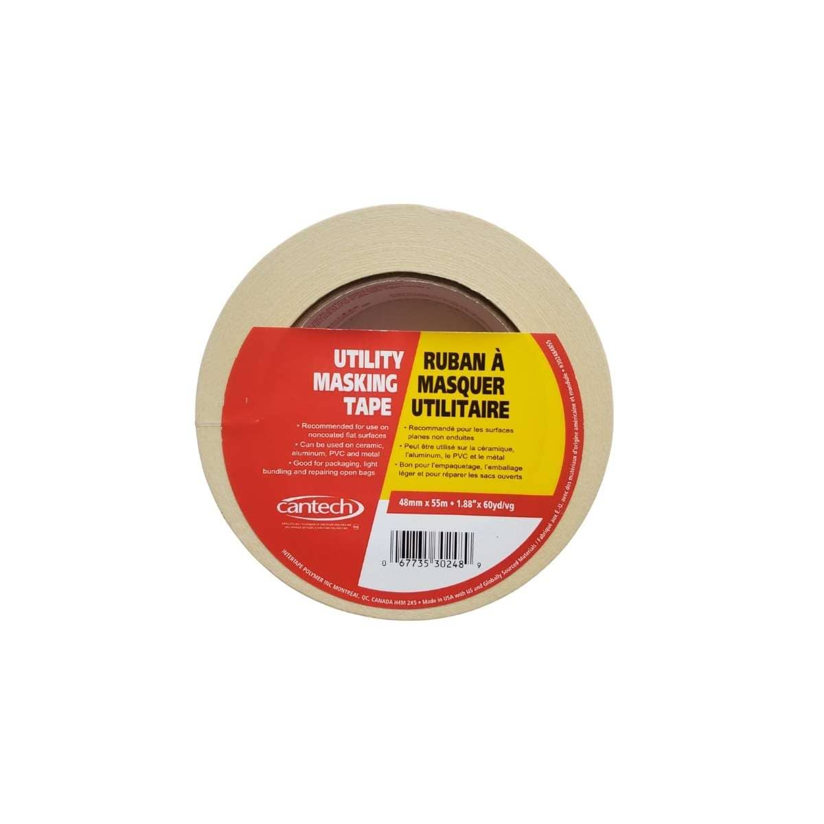 Cantech - Utility Masking Tape - 48mm x 55m Roll