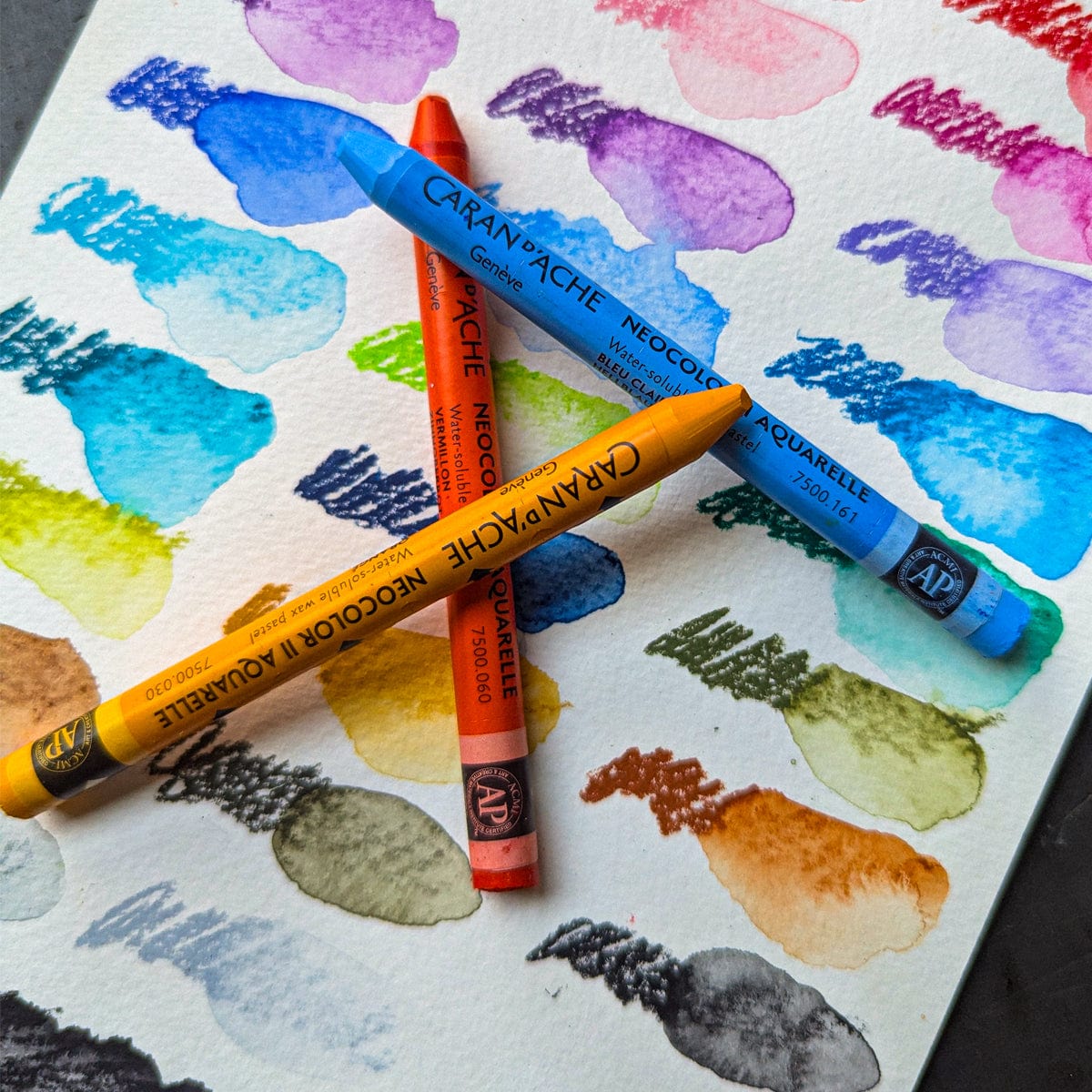 Caran d'Ache - Neocolor II - Water-Soluble Wax Pastels - Individual Colours