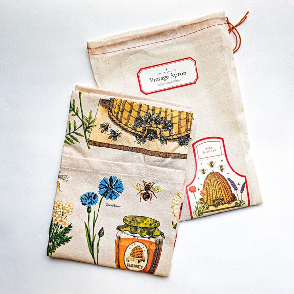 Cavallini & Co. - Vintage Apron - Bees and Honey