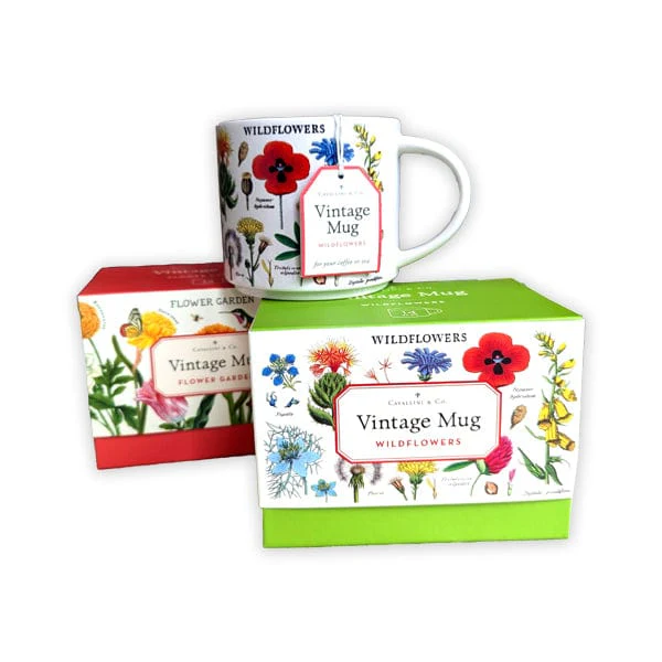 Cavallini - Vintage Mugs