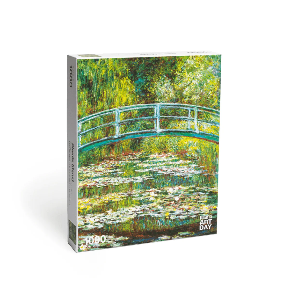 Claude Monet's Bridge over a Pond of Water Lilies - 1,000 Piece Jigsaw Puzzle