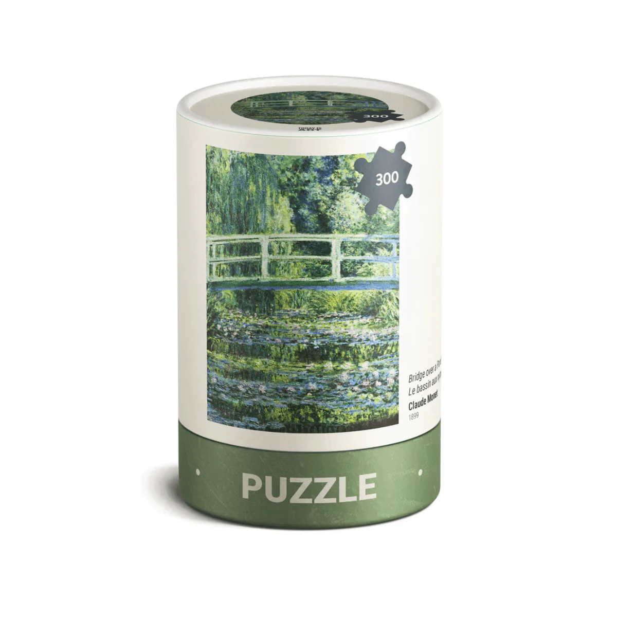 Claude Monet's Bridge over a Pond of Water Lilies - 300 Piece Jigsaw Puzzle