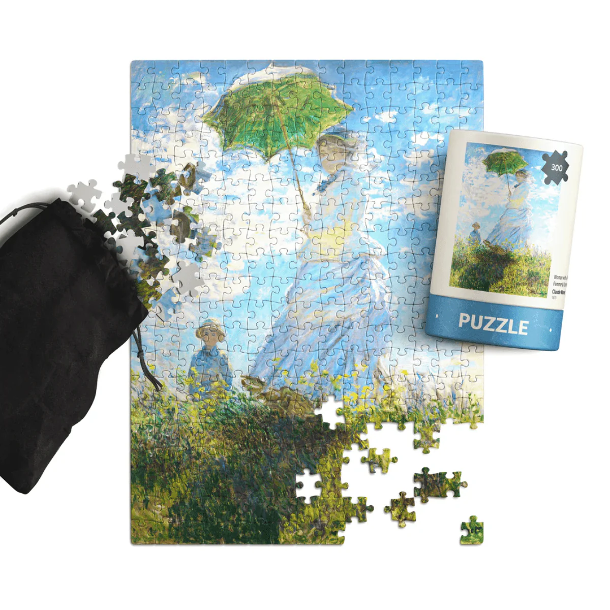 Claude Monet's Woman with a Parasol - 300 Piece Jigsaw Puzzle - Image 2
