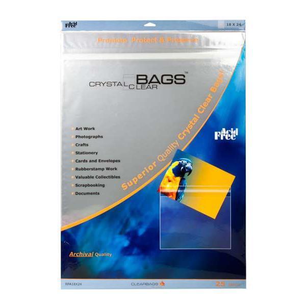 Crystal Clear Bags - Protective Sleeves - 18x24"