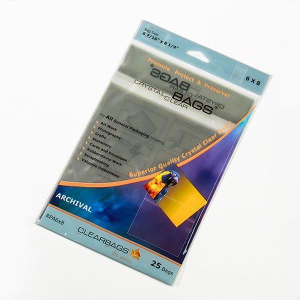 Crystal Clear Bags - Protective Sleeves - 6x8"