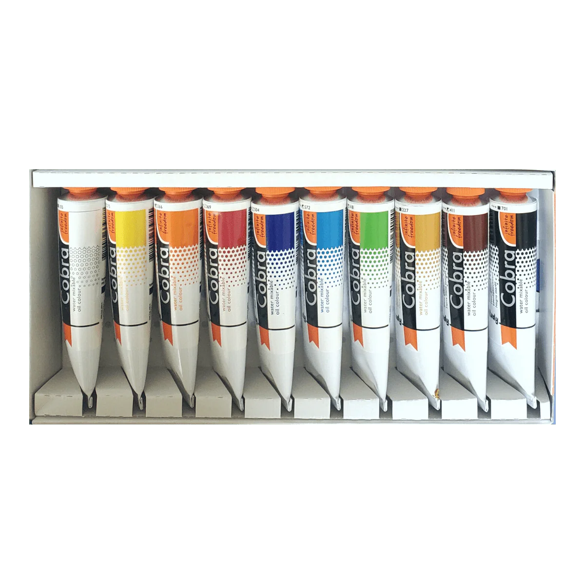 Cobra - Study - Water Mixable Oil Colours - Set of 10 x 40mL Tubes
