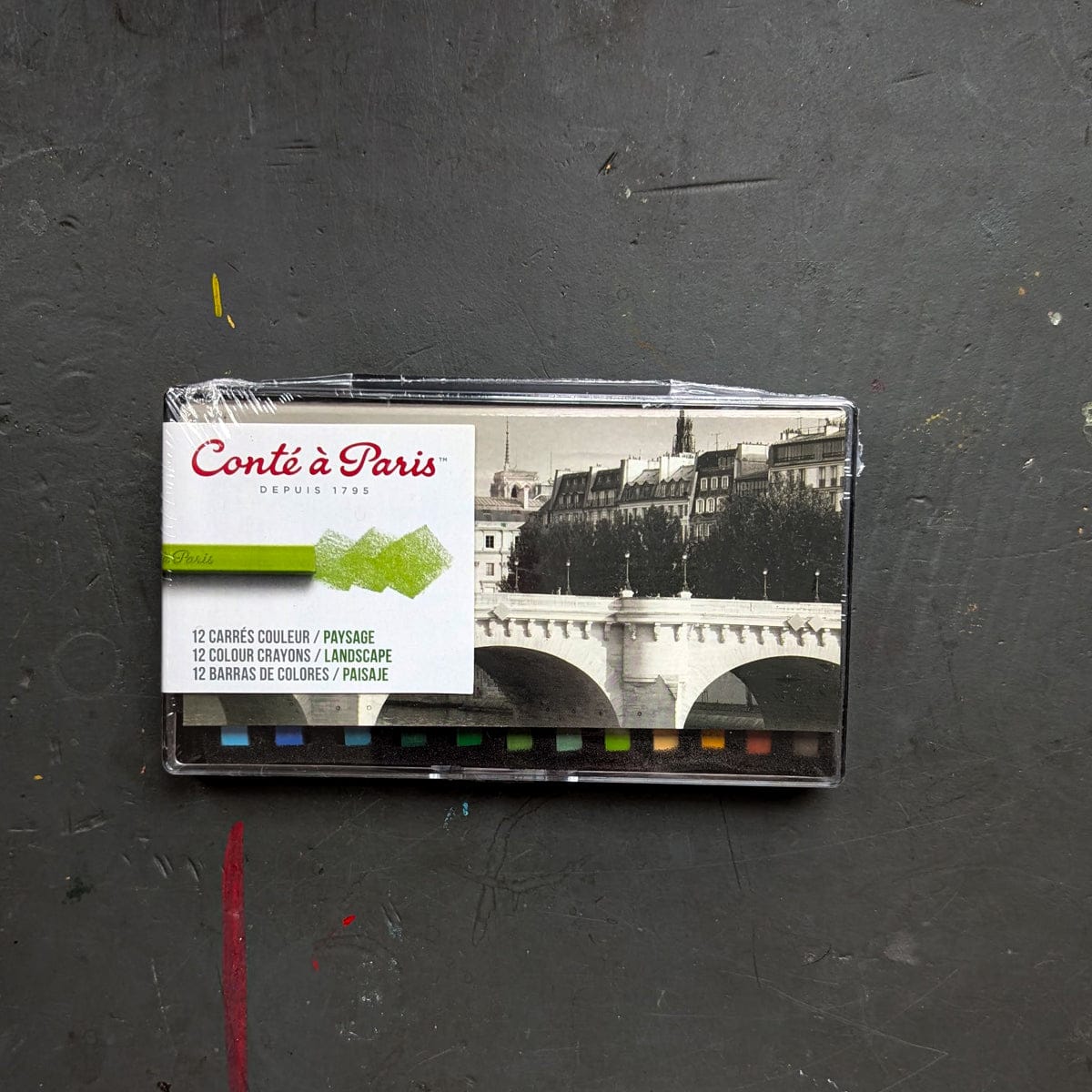 Conté à Paris - Colour Carré Crayons - Landscape Colours - Set of 12