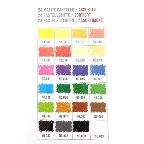 Conté à Paris - Pastel Pencils - Tin of 24 Colours - Image 2