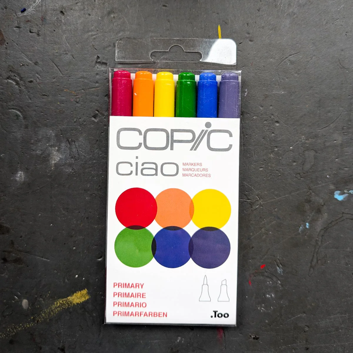 Copic- Ciao Markers - Set of 6 Colours - Primary