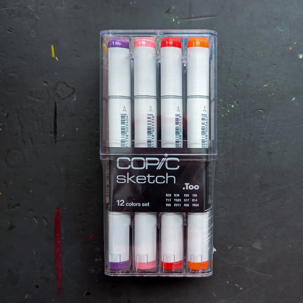 Copic - Sketch Markers - Set of 12 Colours - Basic