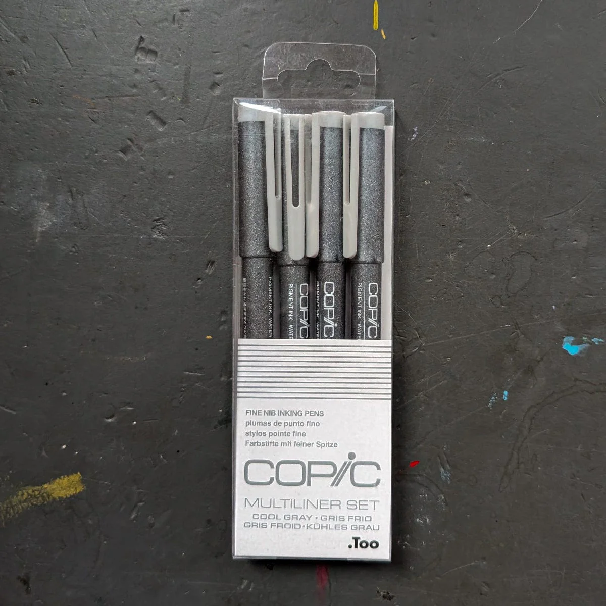 Copic - Multiliner Pens - Set of 4 - Cool Grey