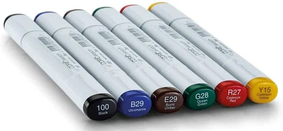 Copic - Sketch Markers - Set of 6 Colours - Bold Primaries - Image 2