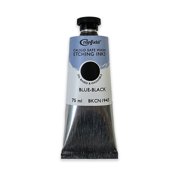 Cranfield - Caligo Safe Wash Etching Ink - 75mL Tube - Blue-Black