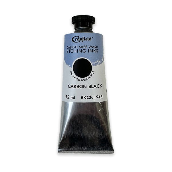 Cranfield - Caligo Safe Wash Etching Ink - 75mL Tube - Carbon Black