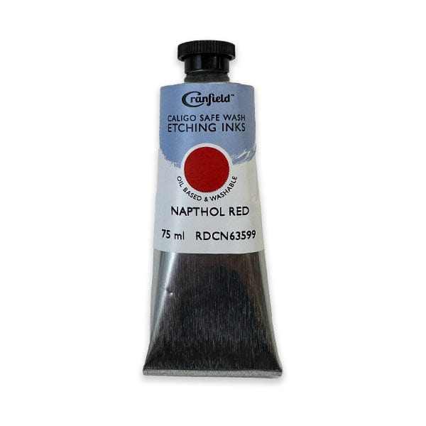 Cranfield - Caligo Safe Wash Etching Ink - 75mL Tube - Napthol Red